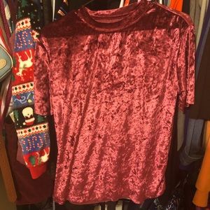 Velvet shirt